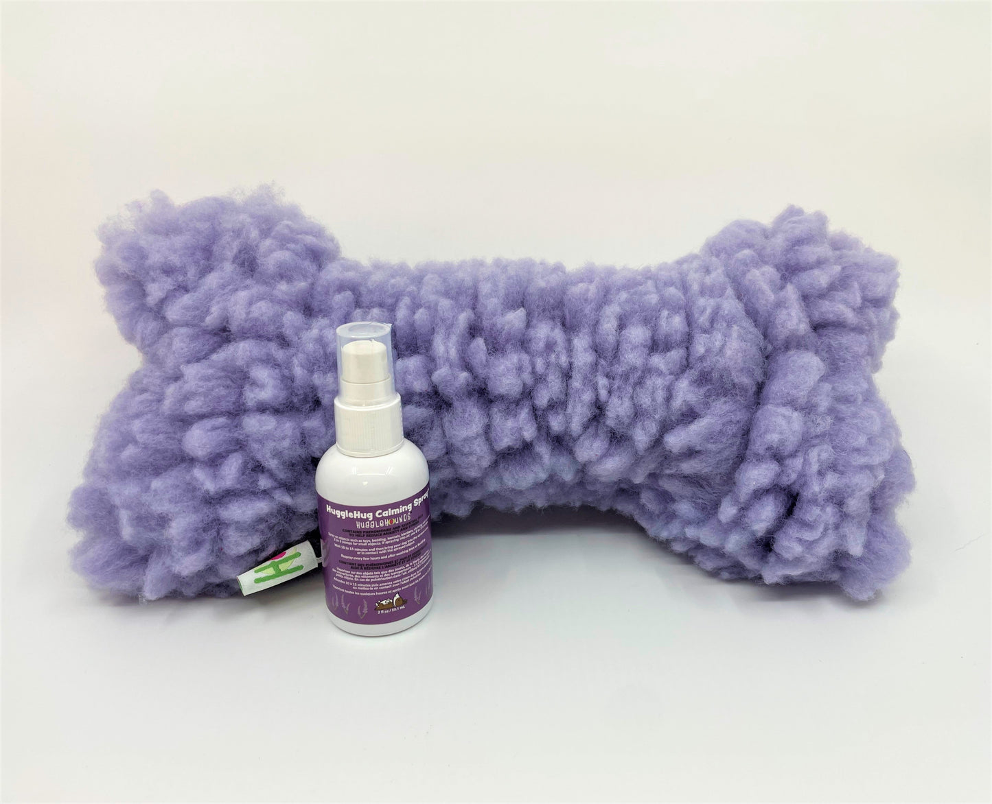 Lavender Bone & 2oz Calming Spray Dog Toy Set